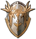 Gold-Ornamented Shield